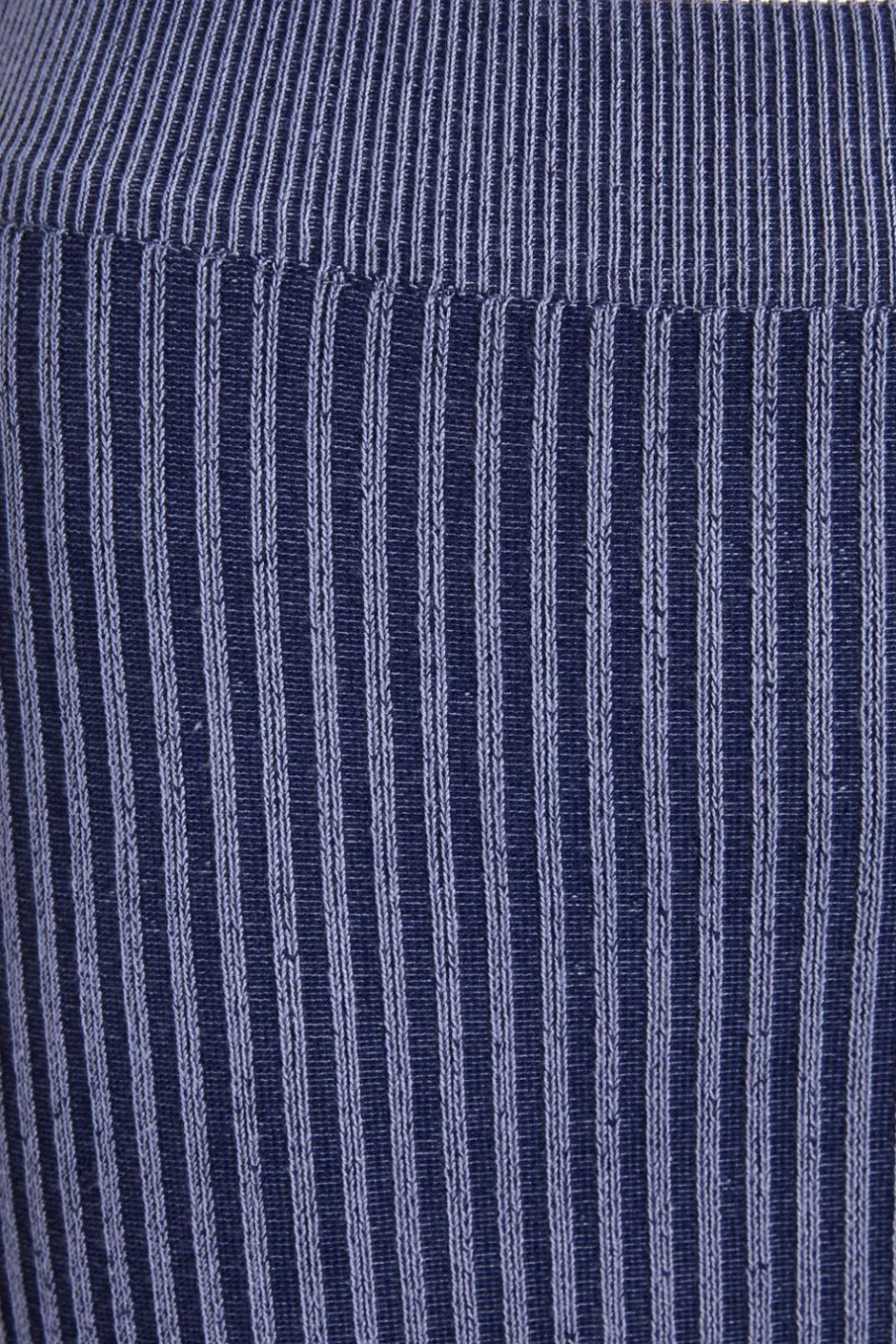 Quiz Blue Ribbed Midi Skirt Sale