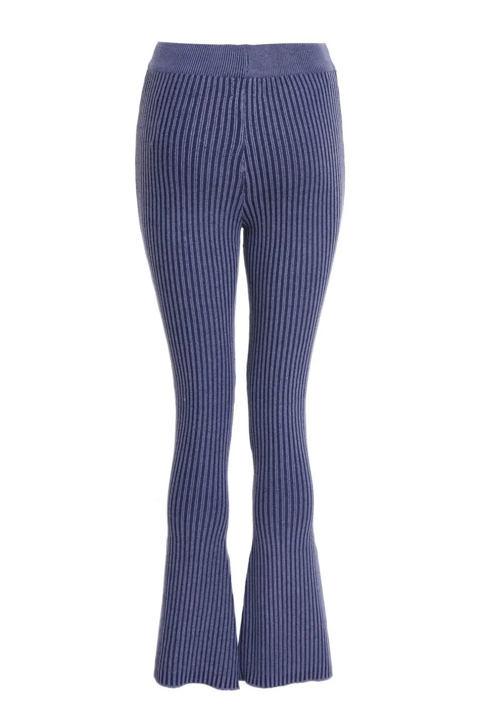 Quiz Blue Ribbed Trousers Outlet
