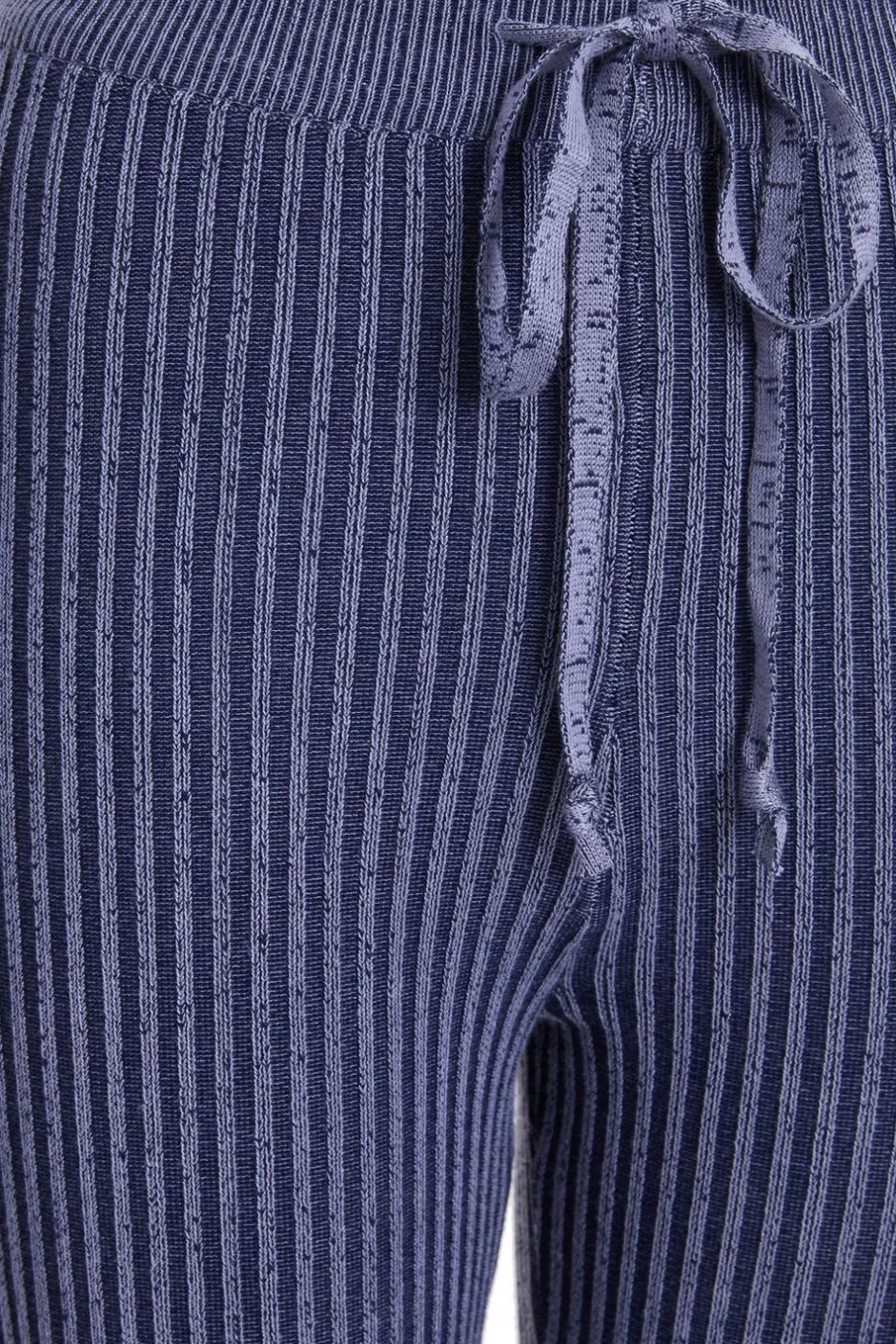 Quiz Blue Ribbed Trousers Outlet