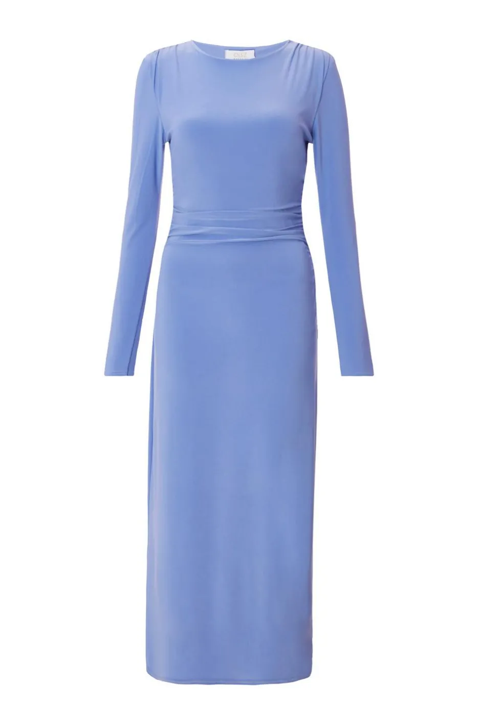 Quiz Ruched Midaxi Dress Blue Online