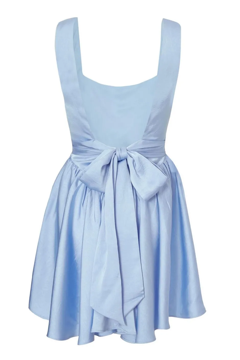 Quiz Satin Corset Mini Dress Blue Hot