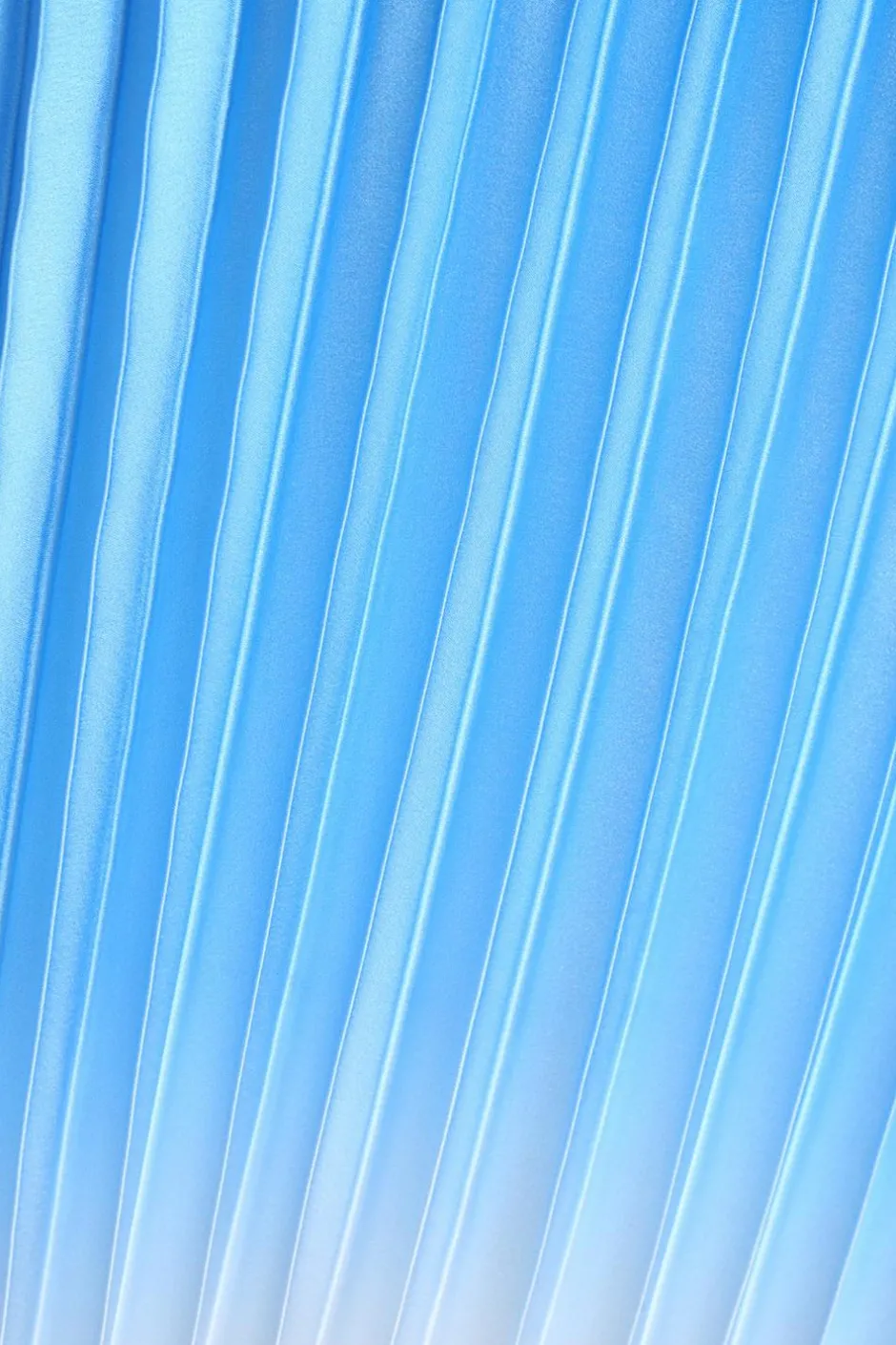 Quiz Blue Satin Ombre Pleated Maxi Dress Hot
