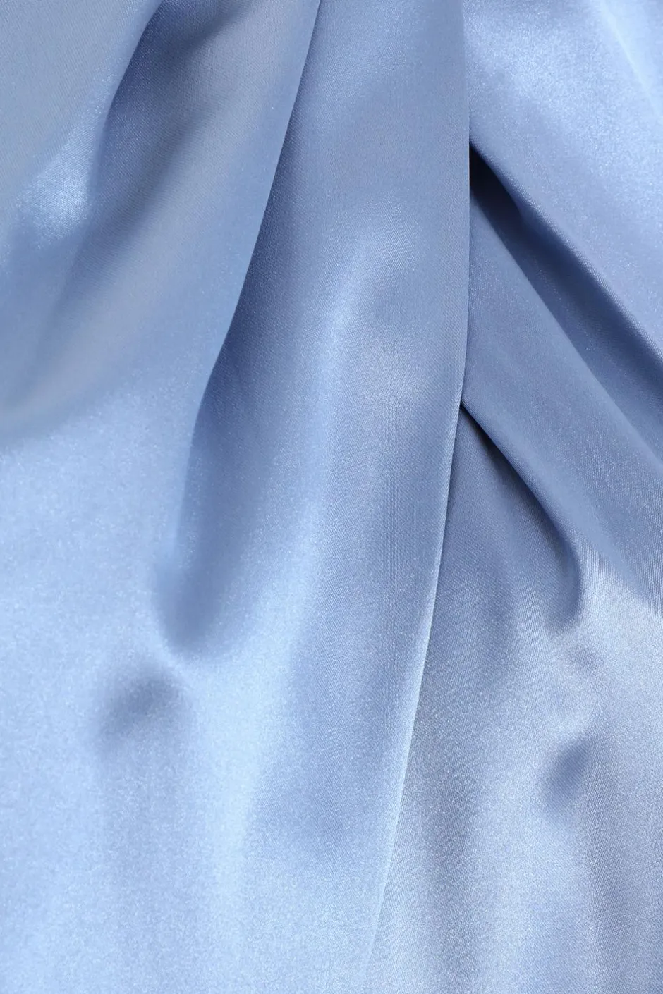 Quiz Blue Satin Twist Neck Crop Top Discount