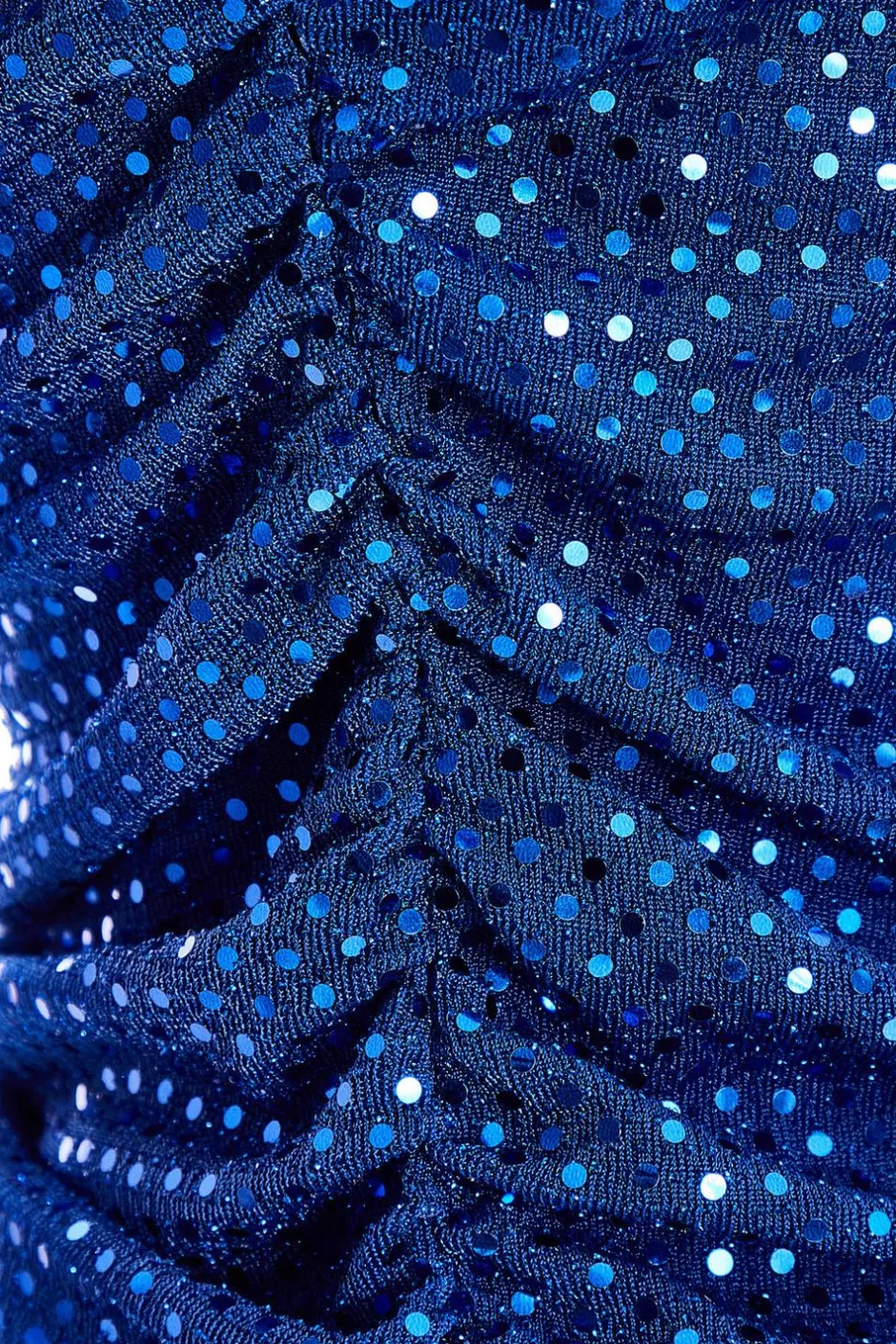 Quiz Sequin Vest Top Blue Outlet