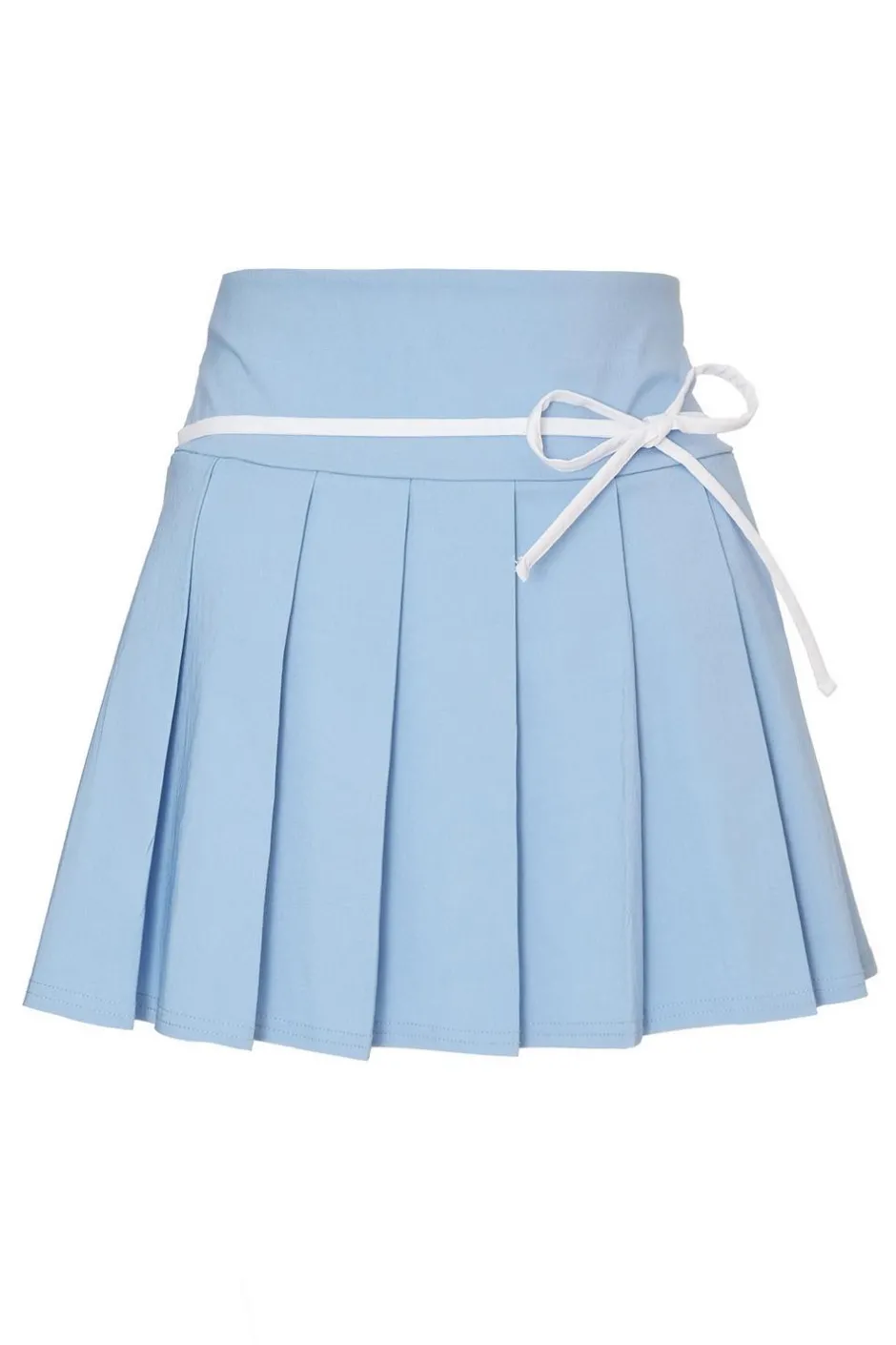 Quiz Blue Tie Detail Skirt Sale