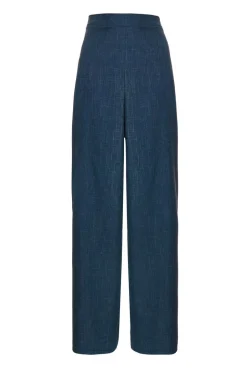 Quiz Blue Wide Leg Trousers Discount