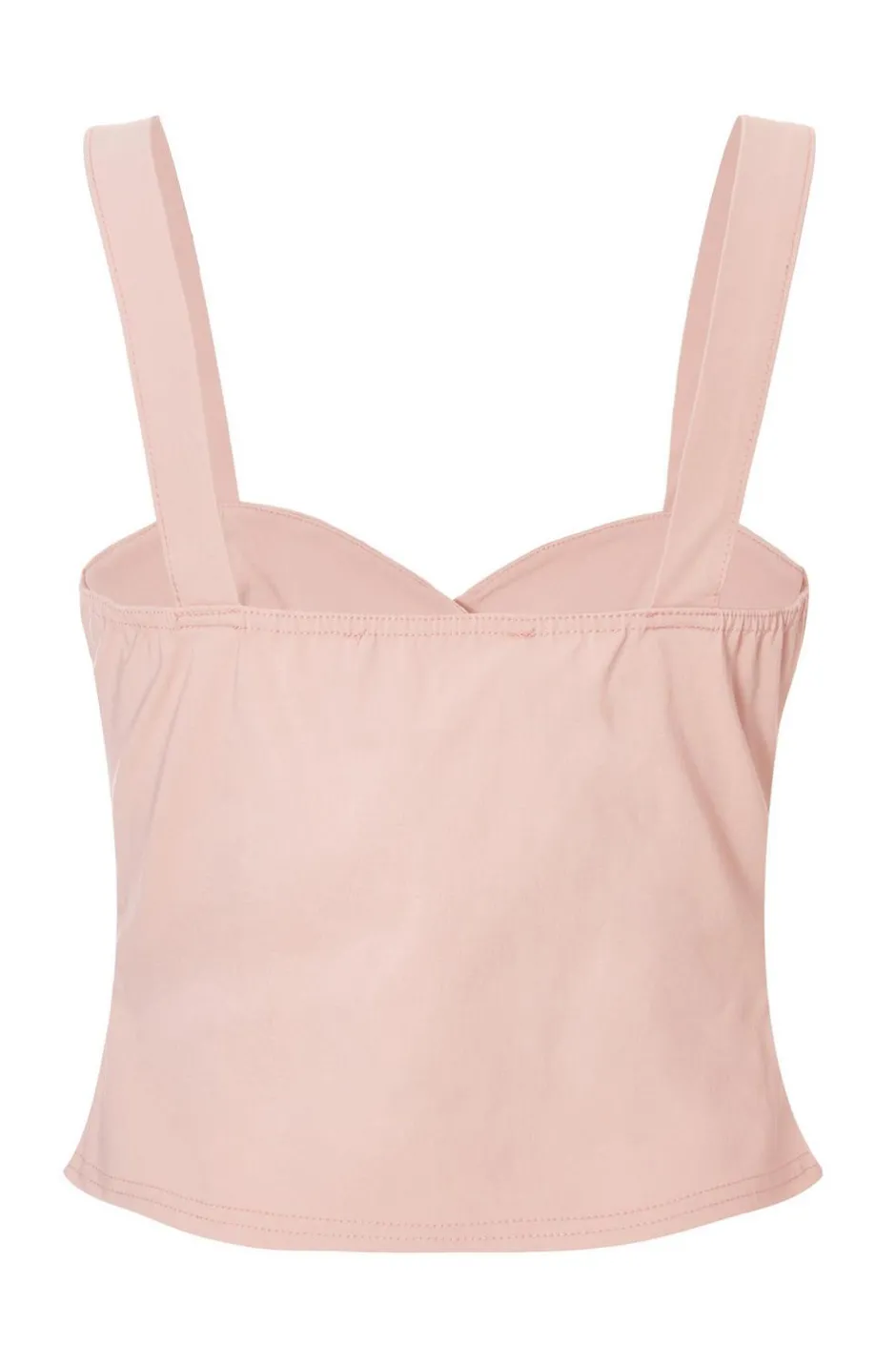 Quiz Blush Button Detail Corset Top Outlet