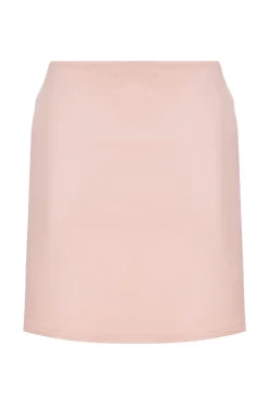 Quiz Blush Button Detail Mini Skirt Best