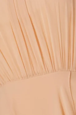 Quiz Blush Chiffon High Neck Maxi Dress Online