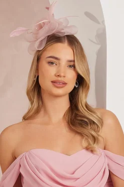 Quiz Flower Headband Fascinator Blush New