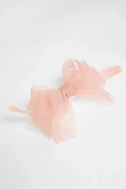 Quiz Small Bow Clip Fascinator Blush Discount