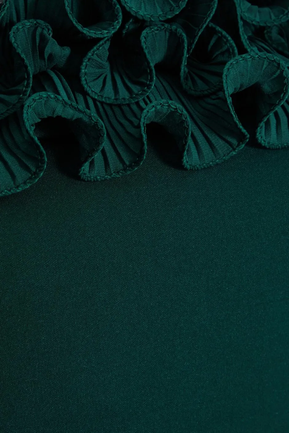 Quiz Bottle Green Bardot Ruffle Skater Midi Dress Online