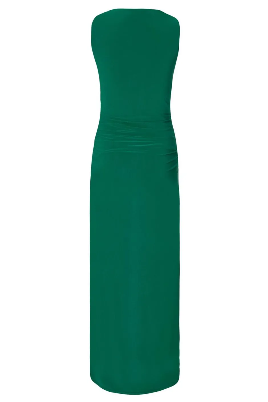 Quiz Gold Buckle Midaxi Dress Bottle Green Outlet
