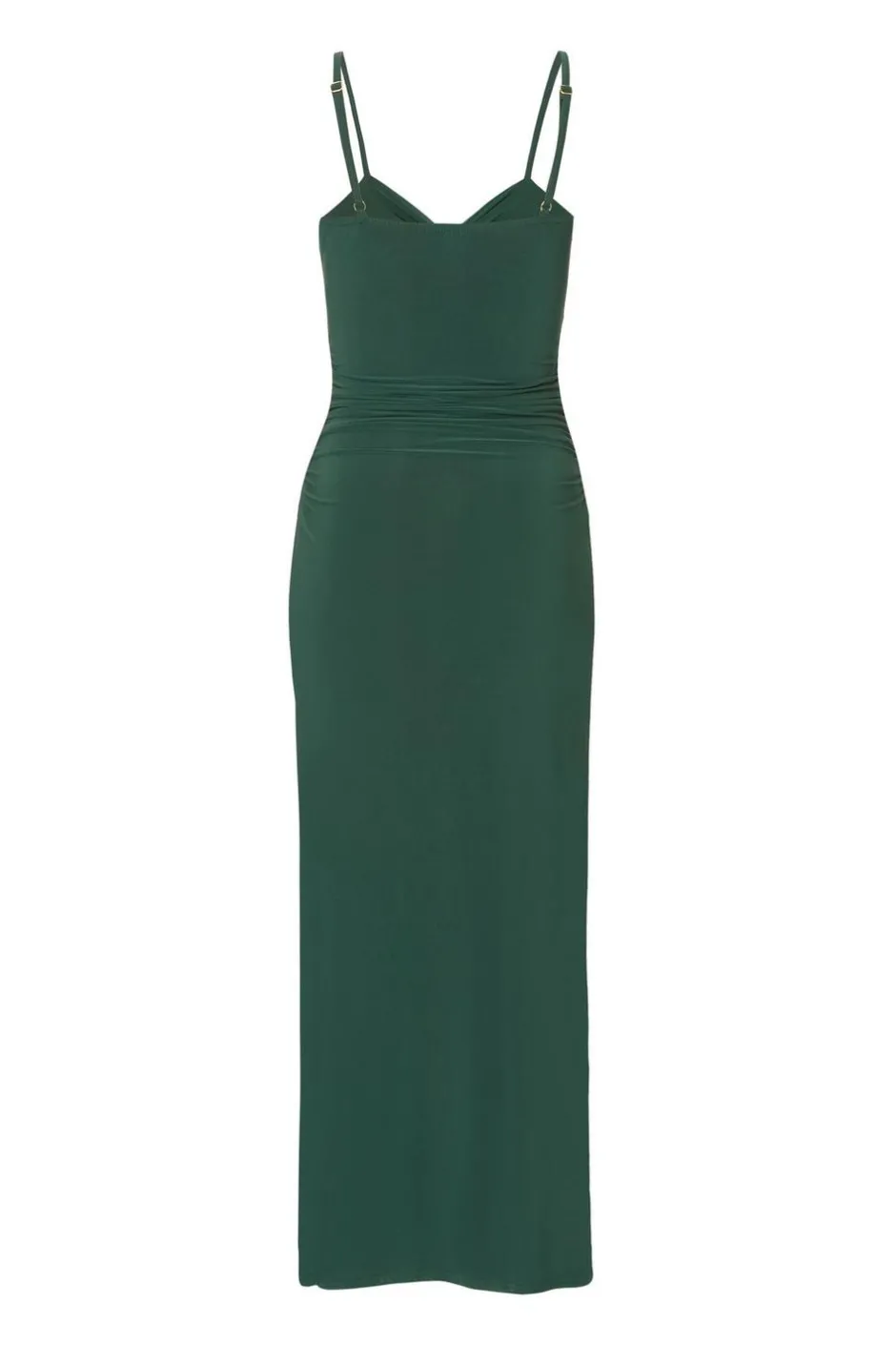 Quiz Knot Detail Midaxi Dress Bottle Green Discount