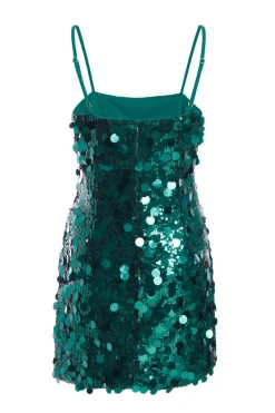Quiz Bottle Green Sequin Bodycon Dress Hot