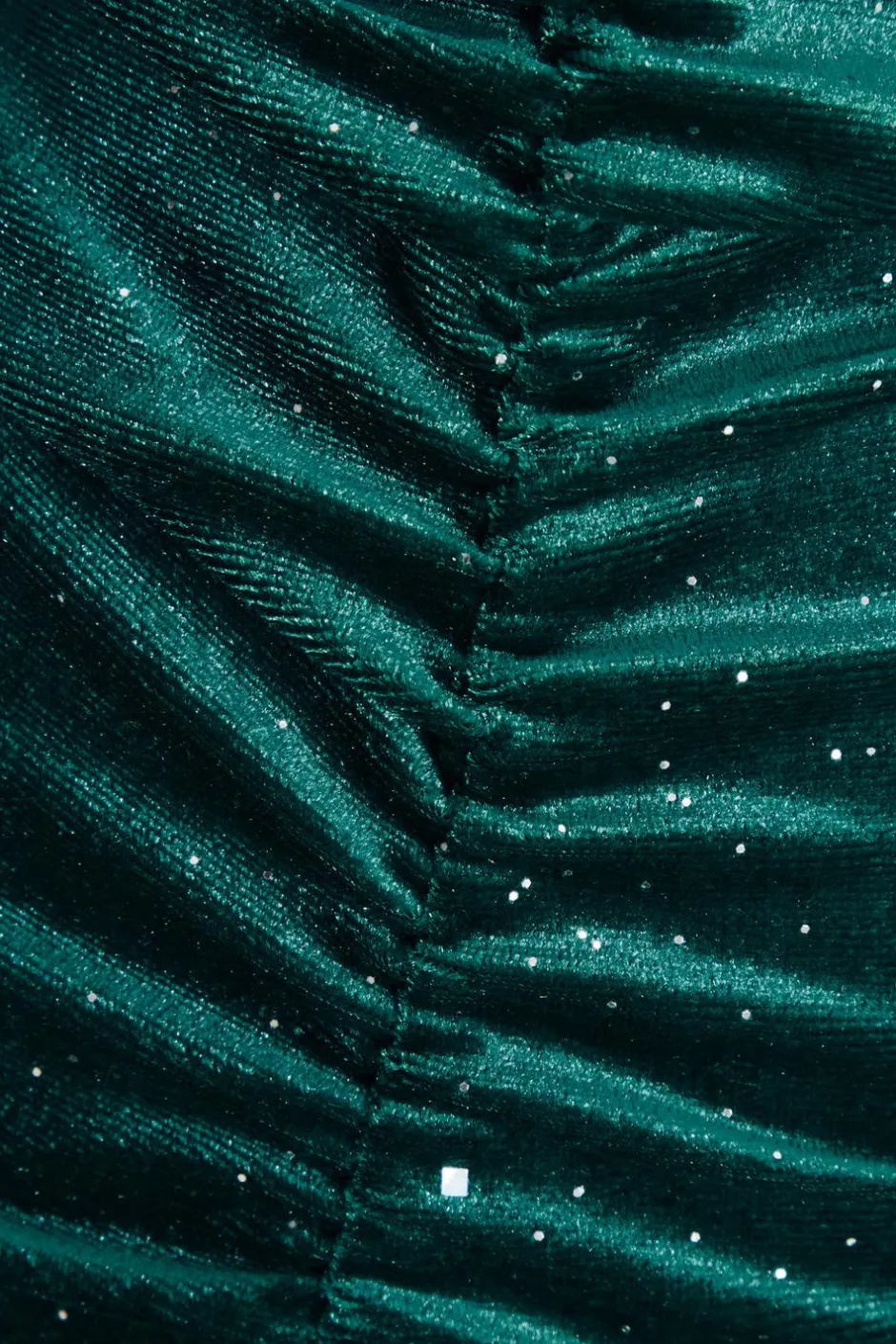 Quiz Bottle Green Velvet Glitter Midaxi Dress New