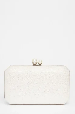 Quiz Bridal Shimmer Box Bag New