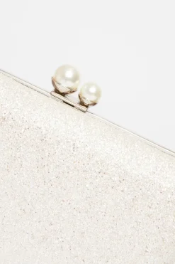Quiz Bridal Shimmer Box Bag New