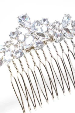 Quiz Bridal Silver Jewel Hair Comb