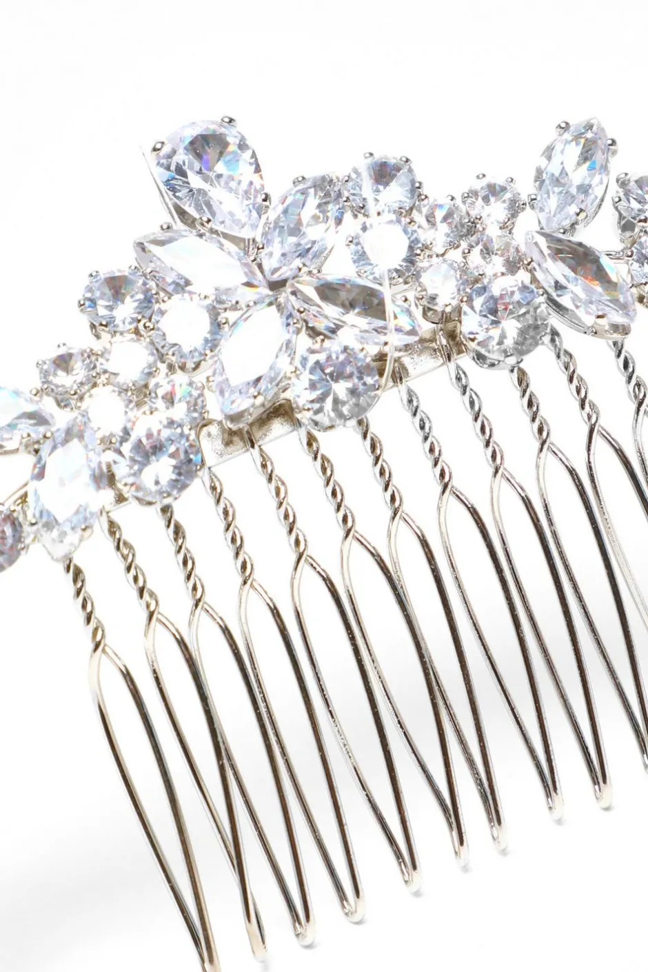 Quiz Bridal Silver Jewel Hair Comb