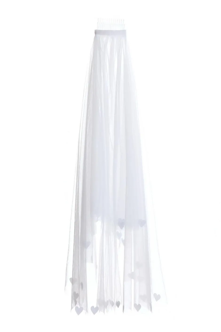 Quiz Bridal White Heart Veil Hot