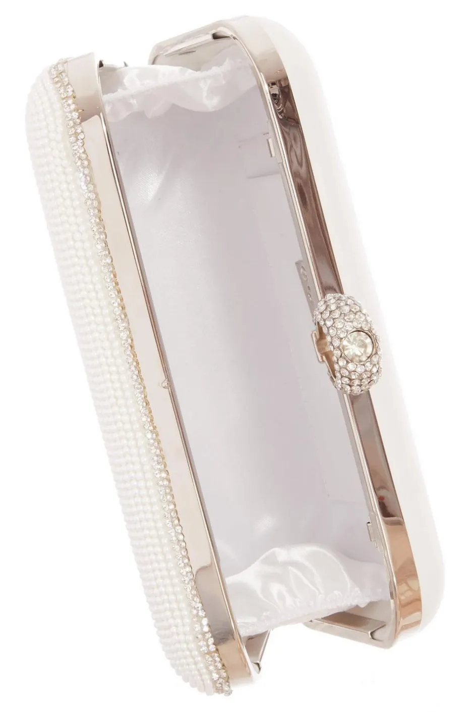 Quiz Bridal White Ring Box Bag Online