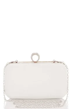 Quiz Bridal White Ring Box Bag Online