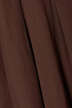 Quiz Brown Bandeau Midi Dress Discount