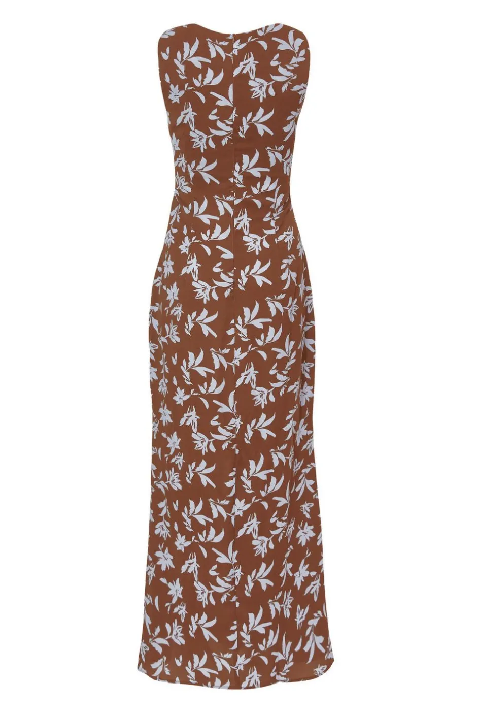 Quiz Brown Floral Midaxi Dress Clearance