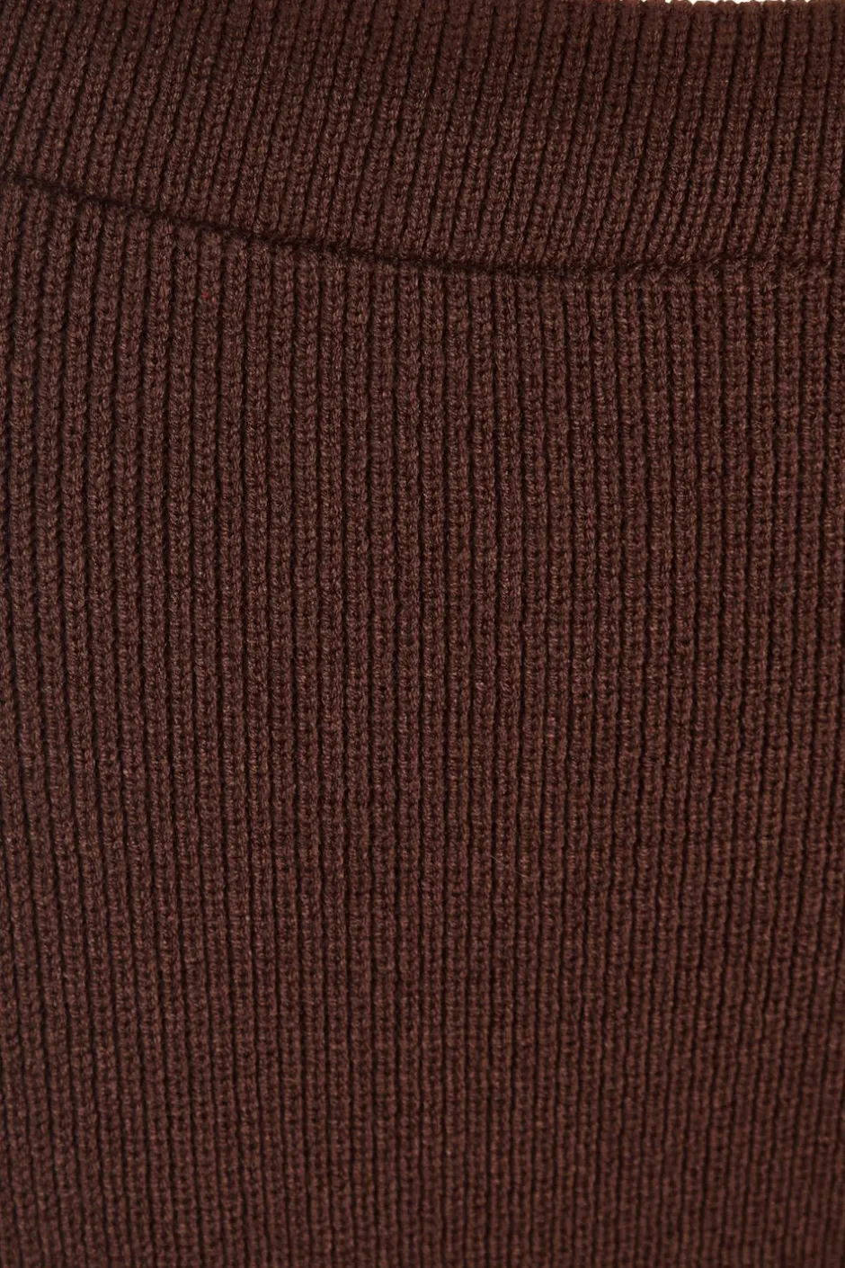 Quiz Knit Midaxi Skirt Brown