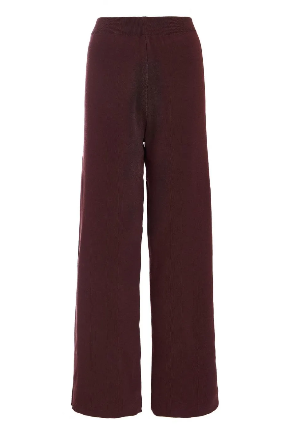 Quiz Knit Wide Leg Trousers Brown Online