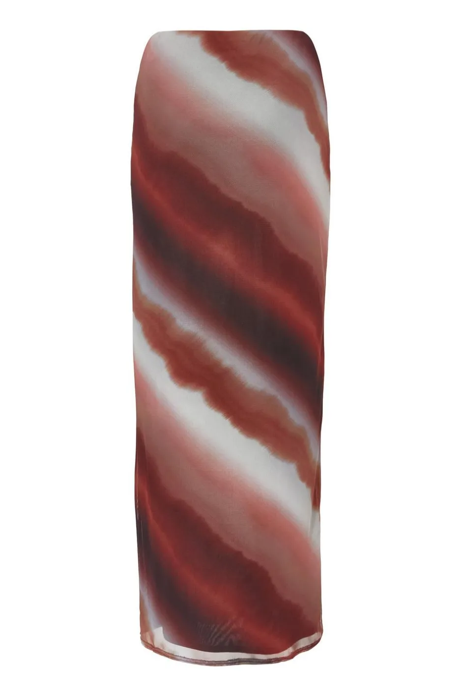 Quiz Brown Mesh Ombre Maxi Skirt Hot