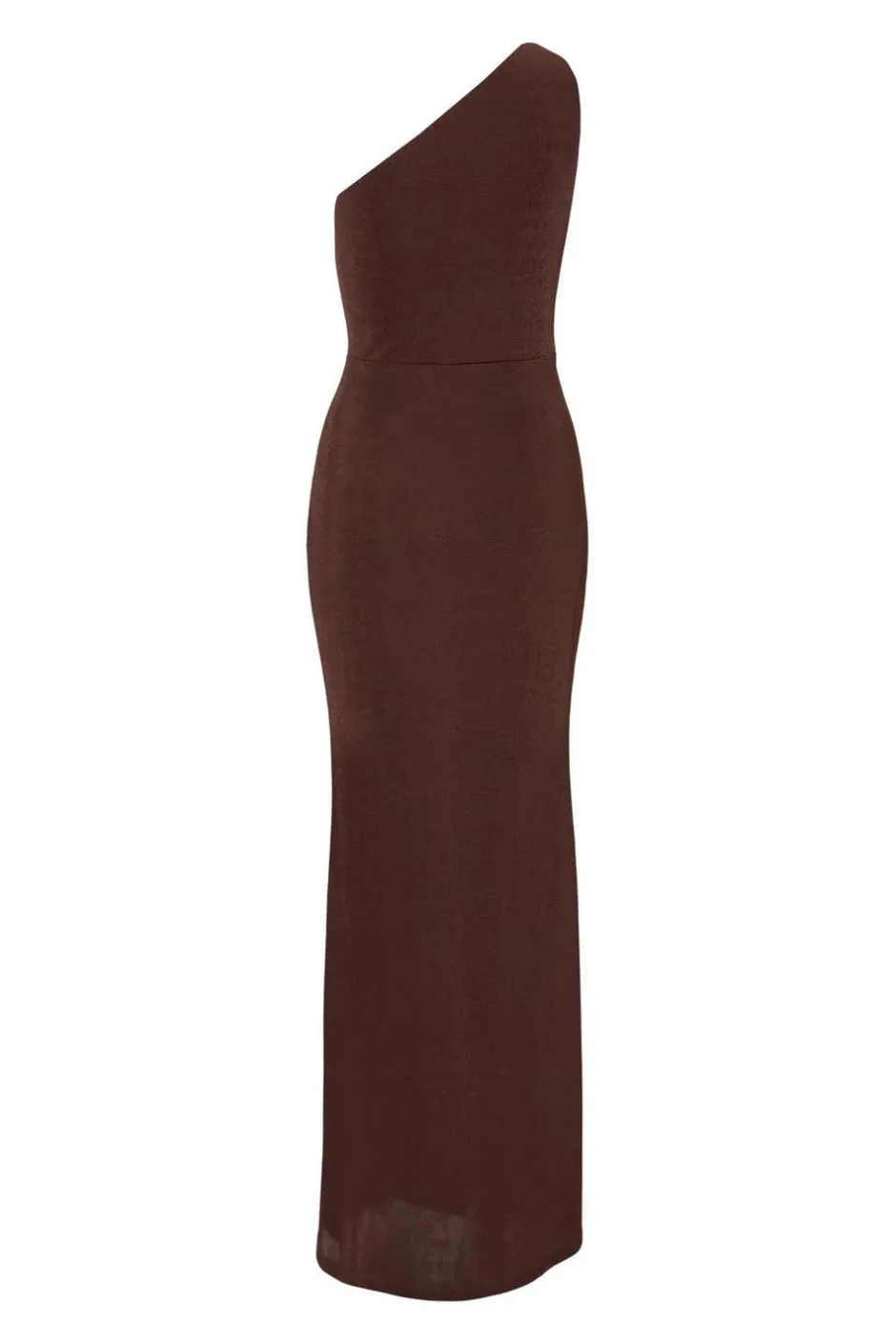 Quiz Brown One Shoulder Maxi Dress Sale
