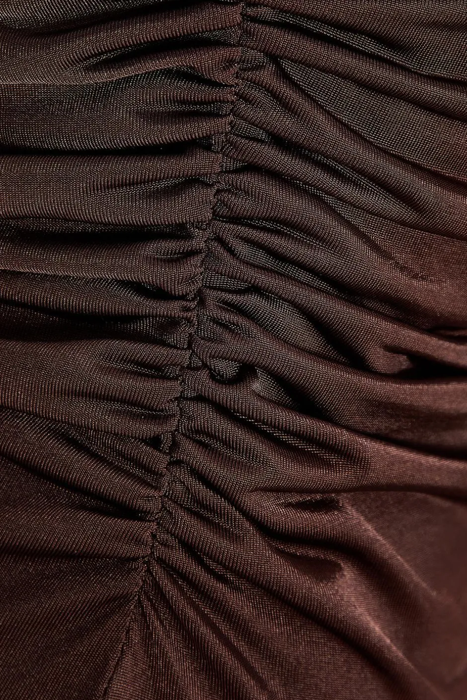 Quiz Brown One Shoulder Midaxi Dress New