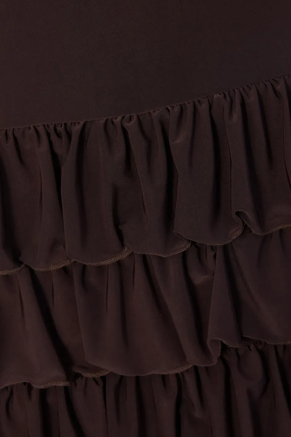 Quiz Brown Ruffle Skort Playsuit New