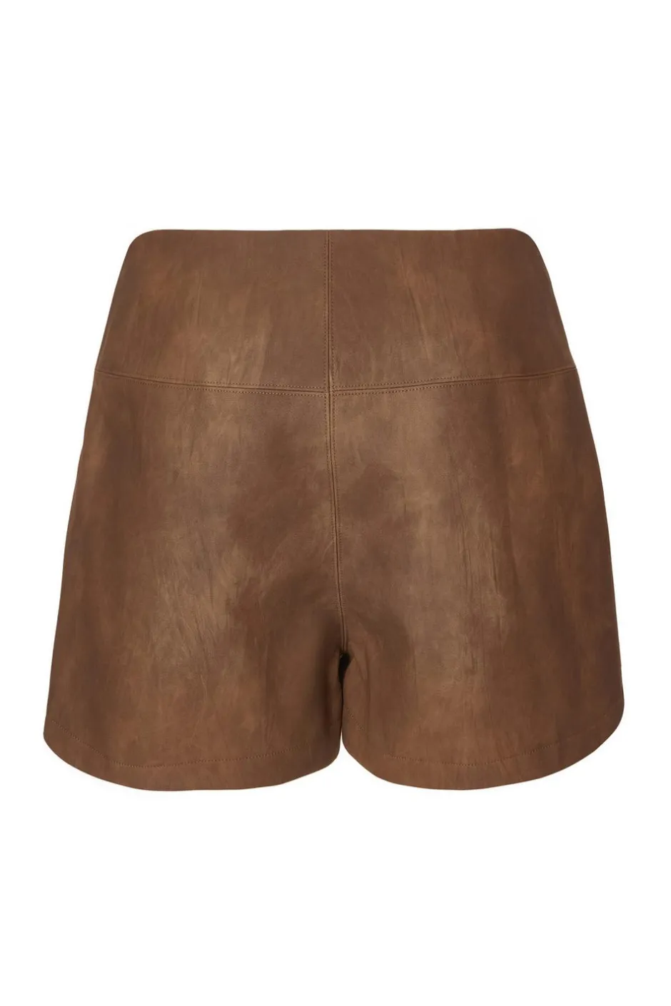Quiz Brown Studded Faux Leather Skort Outlet
