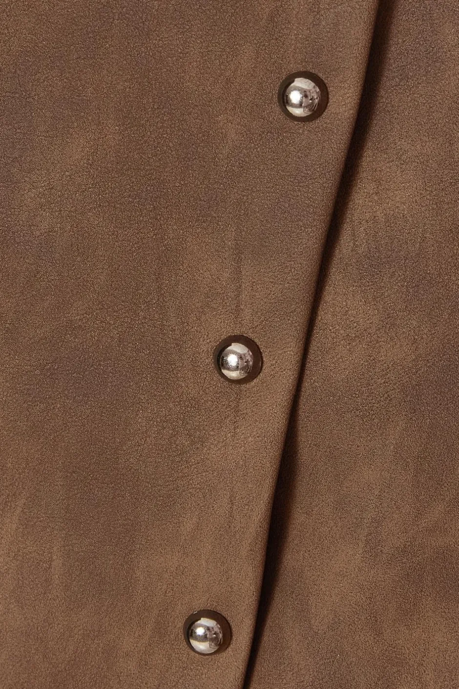 Quiz Brown Studded Faux Leather Skort Outlet