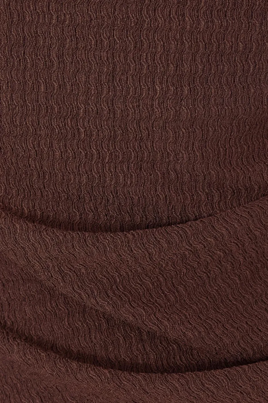 Quiz Brown Textured Bandeau Top Best