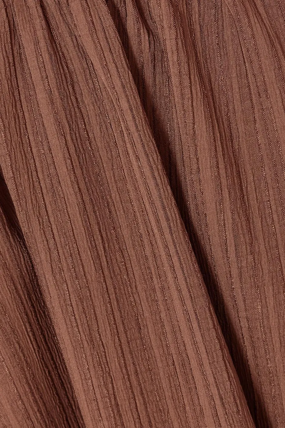 Quiz Brown Textured Midi Dress
