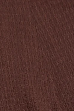 Quiz Brown Textured Palazzo Trousers Discount