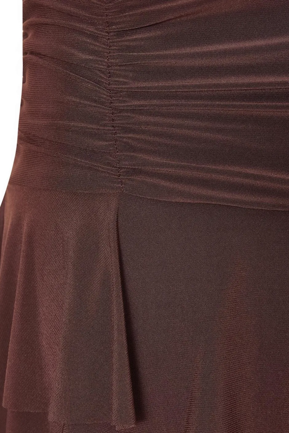 Quiz Tiered Mini Skort Brown Sale