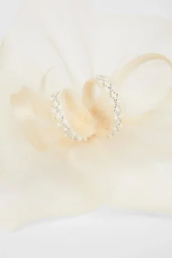 Quiz Embellished Headband Fascinator Champagne Clearance
