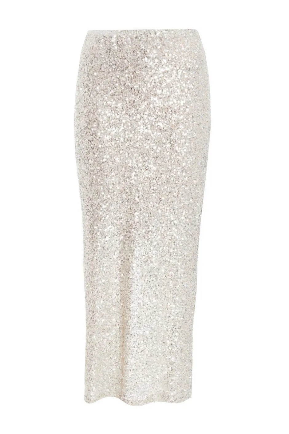 Quiz Champagne Sequin Maxi Skirt Hot