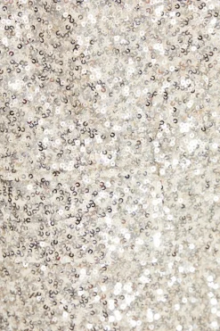 Quiz Sequin Tailored Blazer Champagne Sale