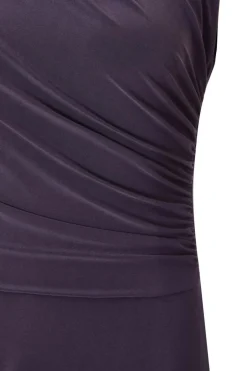 Quiz Ruched Playsuit Charcoal Clearance