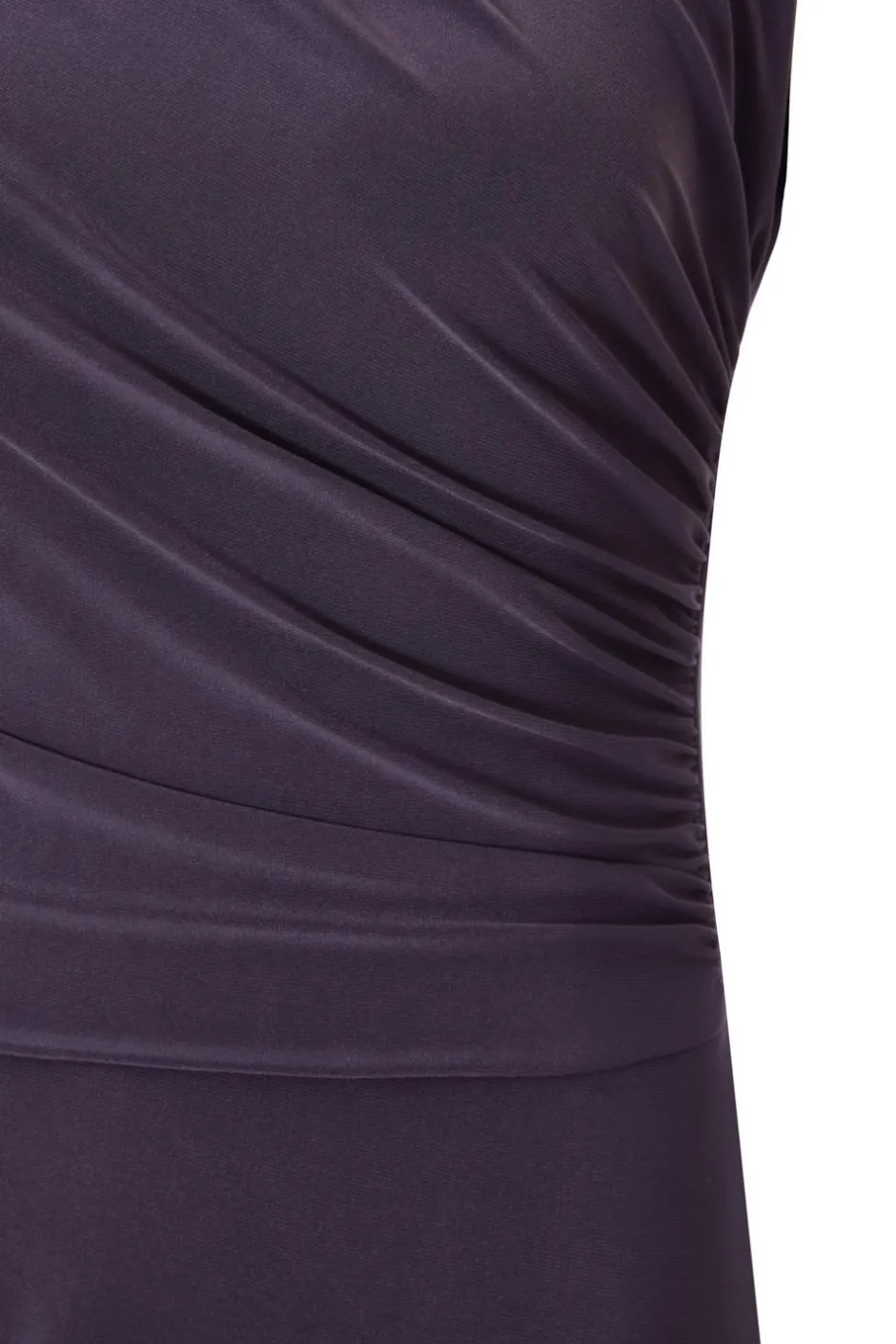 Quiz Ruched Playsuit Charcoal Clearance