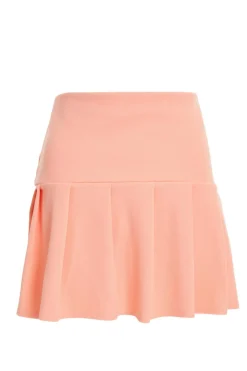 Quiz Coral Pleated Mini Skirt Online