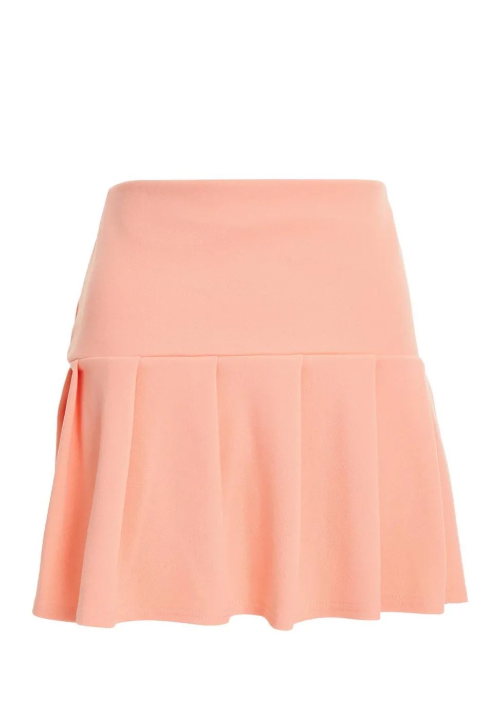 Quiz Coral Pleated Mini Skirt Online
