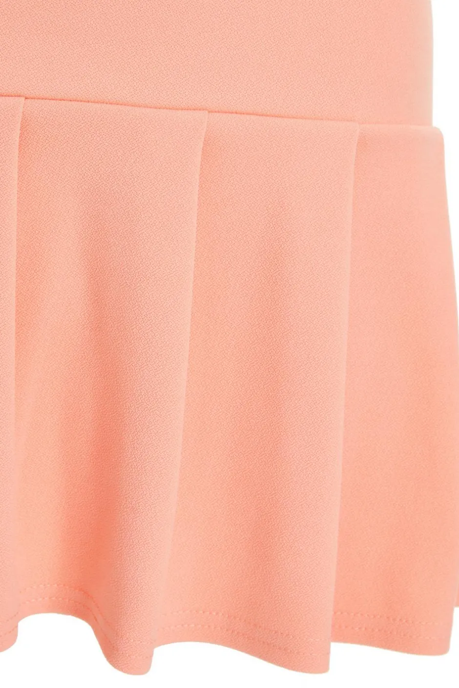 Quiz Coral Pleated Mini Skirt Online