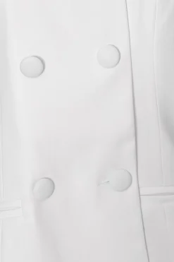 Quiz Bardot Waistcoat Cream Clearance